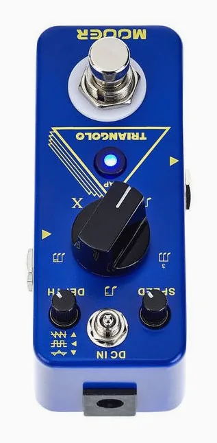 Mooer Triangolo - Digital Tremolo, grafica del pannello superiore