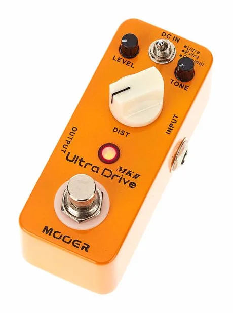 Mooer Ultra Drive Mk II, connettori sul retro dell'unita