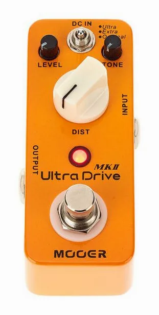 Mooer Ultra Drive Mk II, ingressi e uscite laterali