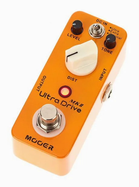Mooer Ultra Drive Mk II in primo piano frontale