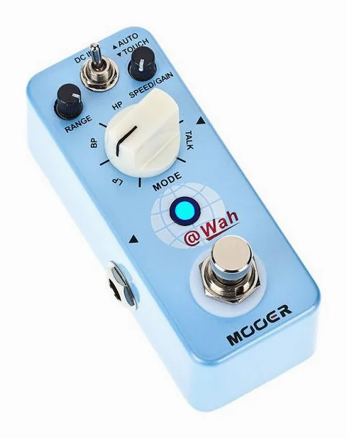 Mooer @Wah Digital Auto Wah Pedal, connettori sul retro dell'unita