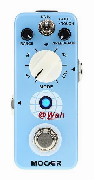 Mooer @Wah Digital Auto Wah Pedal, grafica del pannello superiore