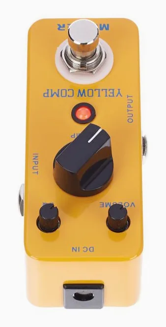 Mooer Yellow Comp, connettori sul retro dell'unita