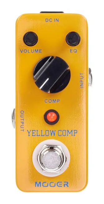 Mooer Yellow Comp, grafica del pannello superiore