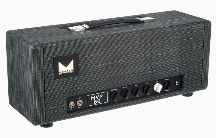 Morgan Amplification MVP66 Head Twilight, retro con le prese di collegamento
