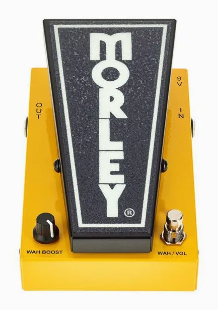 Morley 20/20 Power Wah Volume, led e interruttore a pedale