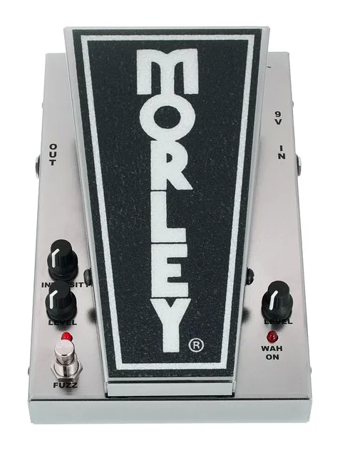 Morley Cliff Burton Power Fuzz Wah, connettori sul retro dell'unita