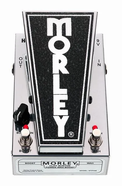 Morley MTPWB Cliff Burton Wah Boost, ingressi e uscite laterali