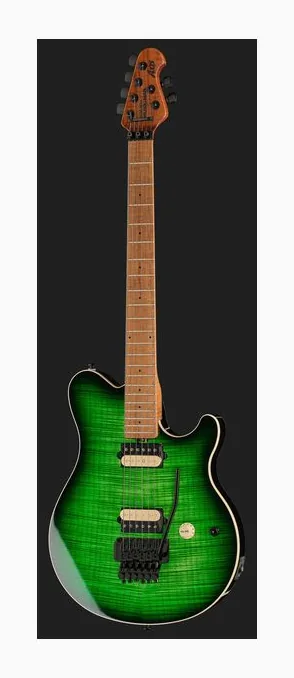 Music Man Axis Macha Flame, selettore pickup e jack di uscita