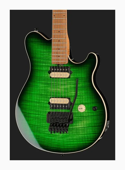 Music Man Axis Macha Flame, capotasto e prime posizioni della tastiera