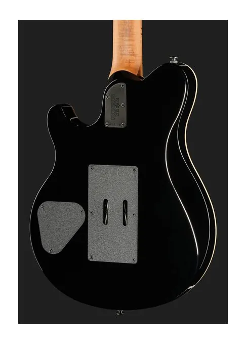 Music Man Axis Macha Flame, corpo e verniciatura in primo piano