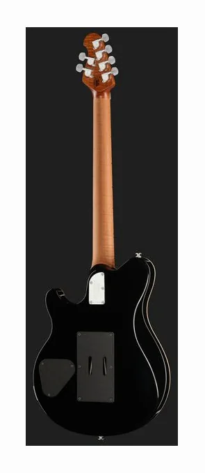 Music Man Axis Ollalieberry Flame, selettore pickup e jack di uscita
