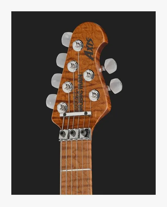 Music Man Axis Ollalieberry Quilt, vista posteriore del corpo