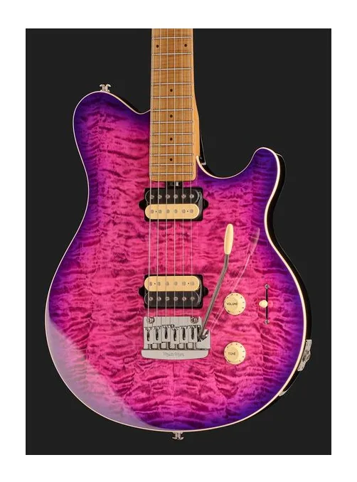 Music Man Axis Super Sport OB Quilt, ponte e meccaniche di intonazione