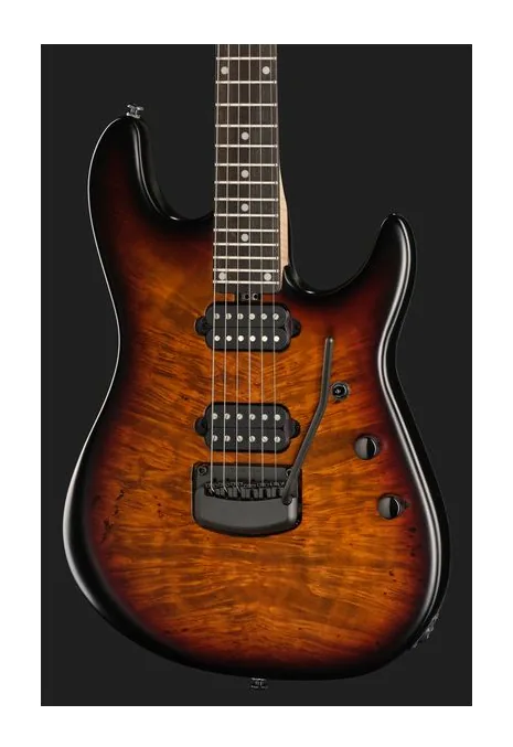 Music Man Cutlass 6 Jason Richardson VR, manico e tastiera visti di lato