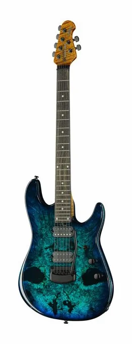 Music Man Cutlass 6 Jason Richardson WT visto di fronte