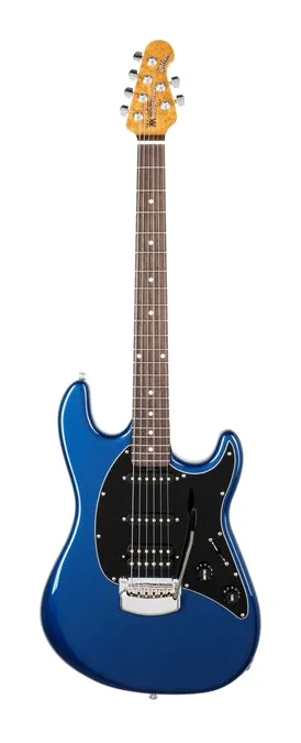 Music Man Cutlass HSS Lakeside Blue in primo piano frontale