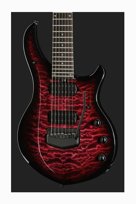 Music Man John Petrucci BFR Majesty 7 RN, manico e tastiera visti di lato