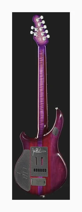 Music Man John Petrucci BFR Majesty 7 WB, curve del body viste dall'alto