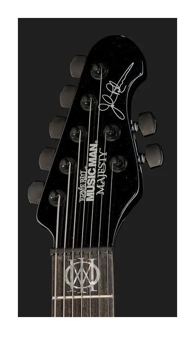 Music Man John Petrucci Majesty 7 BF, manico e tastiera visti di lato
