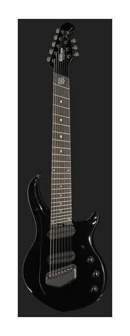 Music Man John Petrucci Majesty 8 DE, manico e tastiera visti di lato