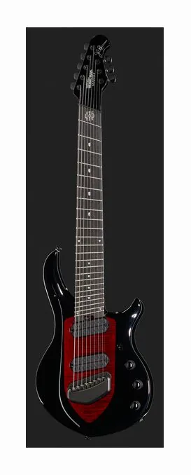 Music Man John Petrucci Majesty 8 DR SPK, manico e tastiera visti di lato