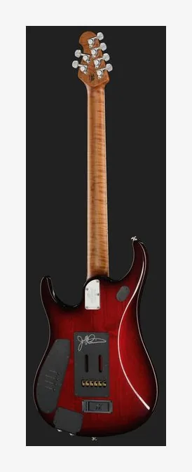 Music Man JP15 Baritone BFR Cherry CS, paletta con meccaniche e logo