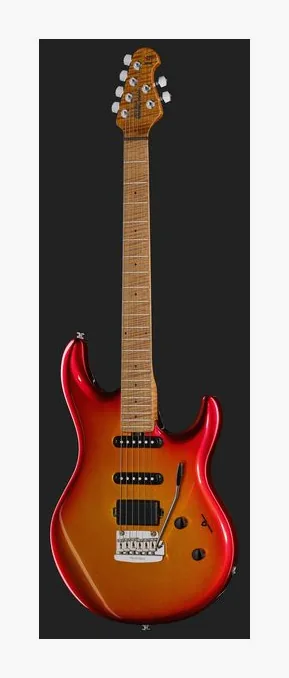 Music Man Luke IV HSS Fireball, curve del body viste dall'alto