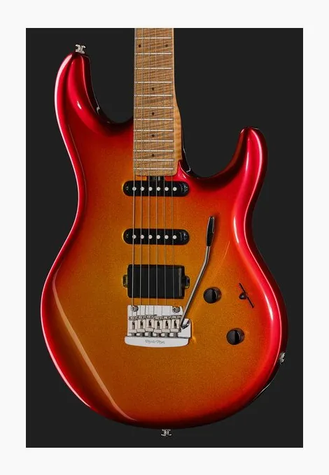 Music Man Luke IV HSS Fireball, curve del body viste dall'alto
