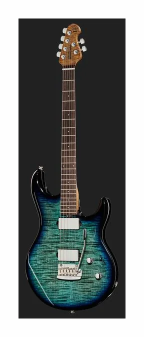 Music Man Luke IV HH Blue Dream, profilo laterale del corpo