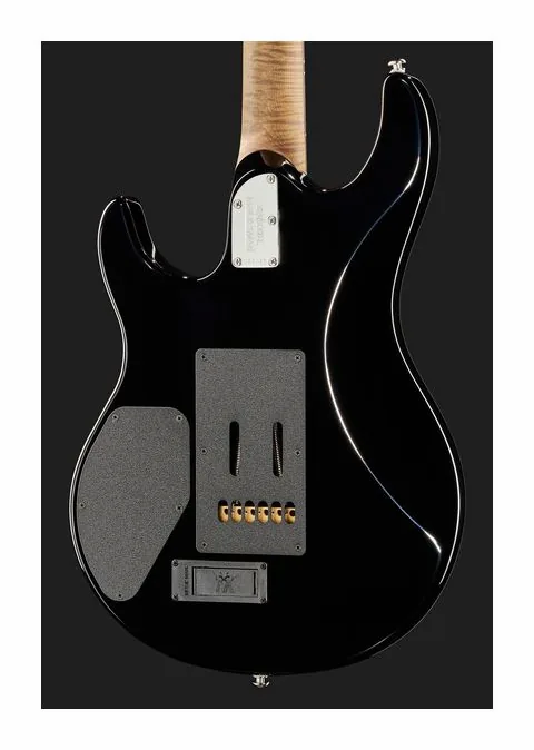 Music Man Luke IV HH Blue Dream, manico e tastiera visti di lato