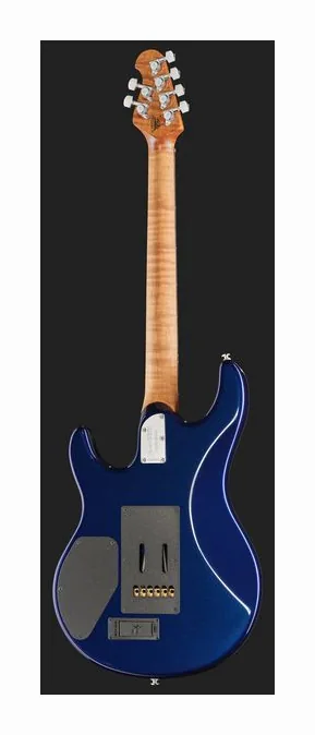 Music Man Luke IV HH Butane Blue, paletta con meccaniche e logo