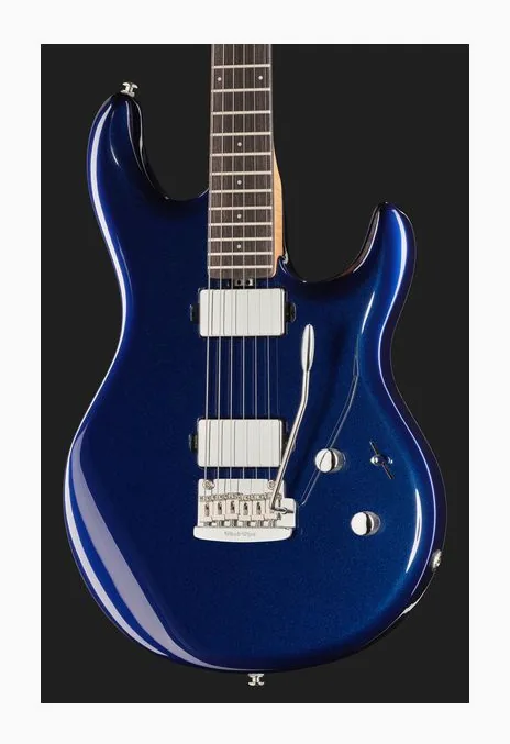 Music Man Luke IV HH Butane Blue, vista posteriore del corpo