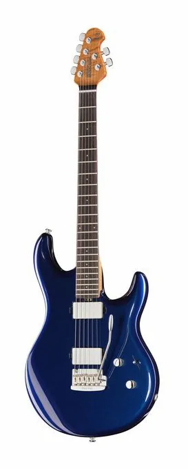 Music Man Luke IV HH Butane Blue fotografato frontalmente
