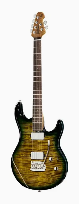 Music Man Luke IV HH Gator Burst visto di fronte