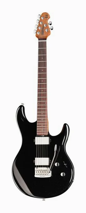 Music Man Luke IV HH Black Sparkle in primo piano frontale