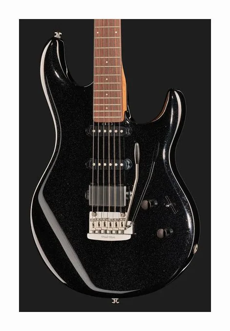 Music Man Luke IV HSS Black Sparkle, capotasto e prime posizioni della tastiera