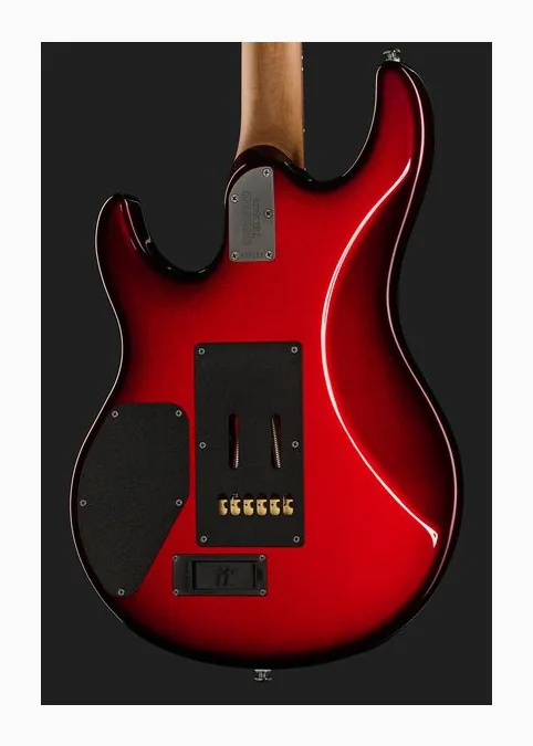 Music Man Luke IV SSS Redburst, vista posteriore del corpo