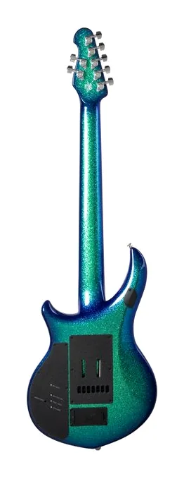 Music Man Majesty 7 Premium Select KD, manico e tastiera visti di lato