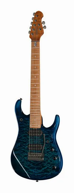 Music Man Petrucci JP15 7 Ultramarine QT visto di fronte