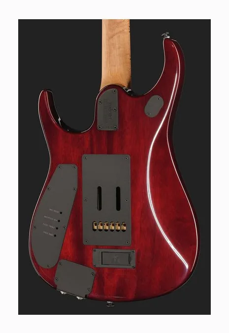 Music Man Petrucci JP15 Amber Waves FT, selettore pickup e jack di uscita