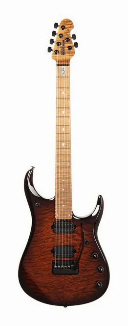 Music Man Petrucci JP15 Amber Waves QT in primo piano frontale