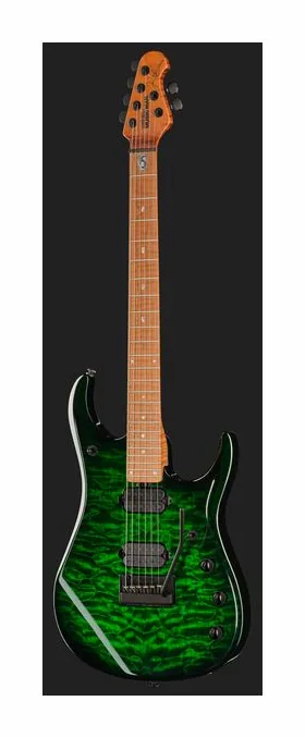 Music Man Petrucci JP15 Green Tiger QT, pickup e manopole dei controlli