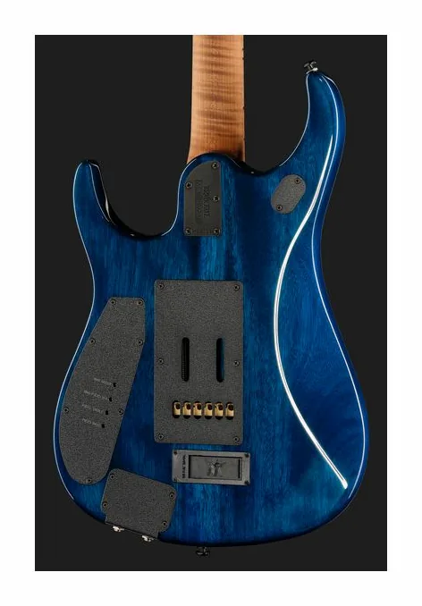 Music Man Petrucci JP15 Ultramarine QT, pickup e manopole dei controlli