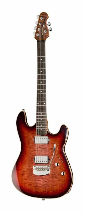 Music Man Sabre Blackdraft fotografato frontalmente