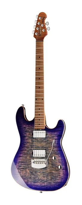 Music Man Sabre Blurple in primo piano frontale