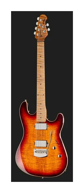 Music Man Sabre HT Honey Bear, manico e tastiera visti di lato
