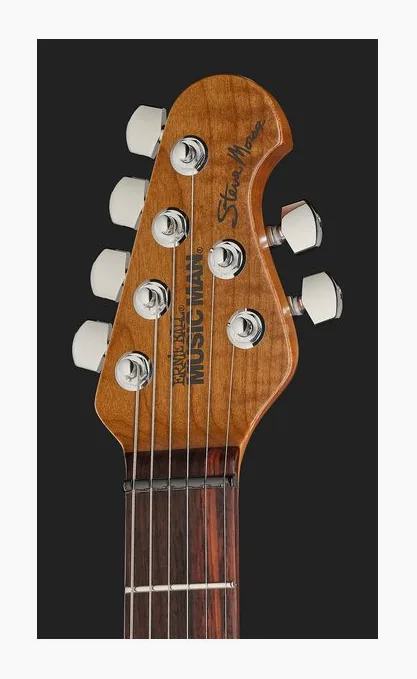 Music Man Steve Morse Standard Bl. Burst, profilo laterale del corpo