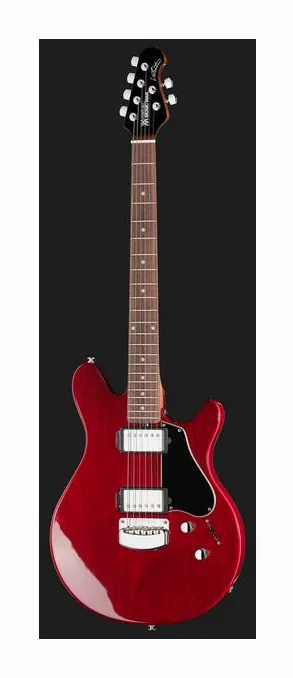 Music Man Valentine HH Cherry, profilo laterale del corpo