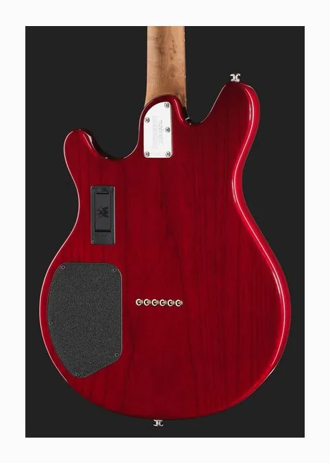 Music Man Valentine HH Cherry, paletta con meccaniche e logo